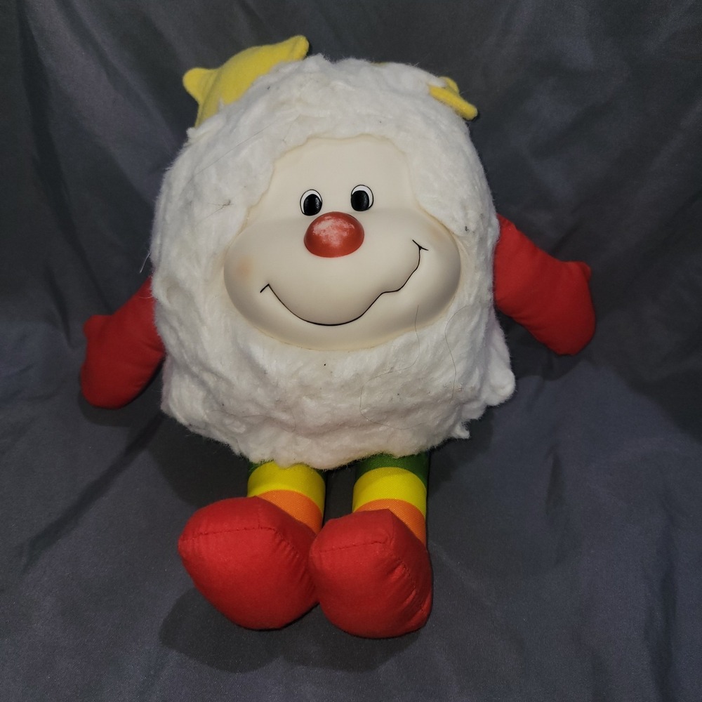 Twink Sprite 1983 Rainbow Brite 12" White Plush Doll Cute Vintage